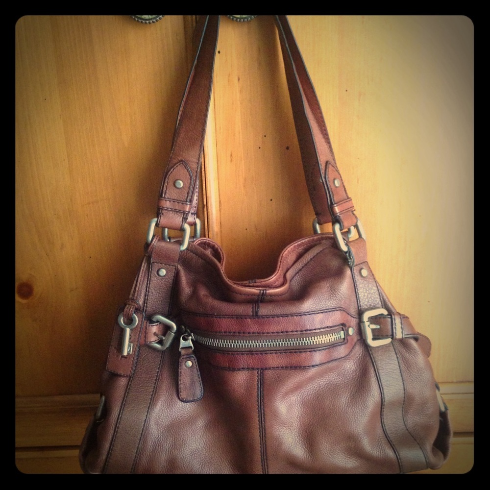 Fossil Vintage leather shoulder bag